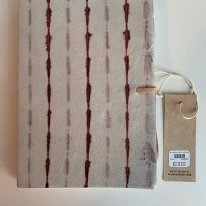 Shibori Dyed Leather Notebook